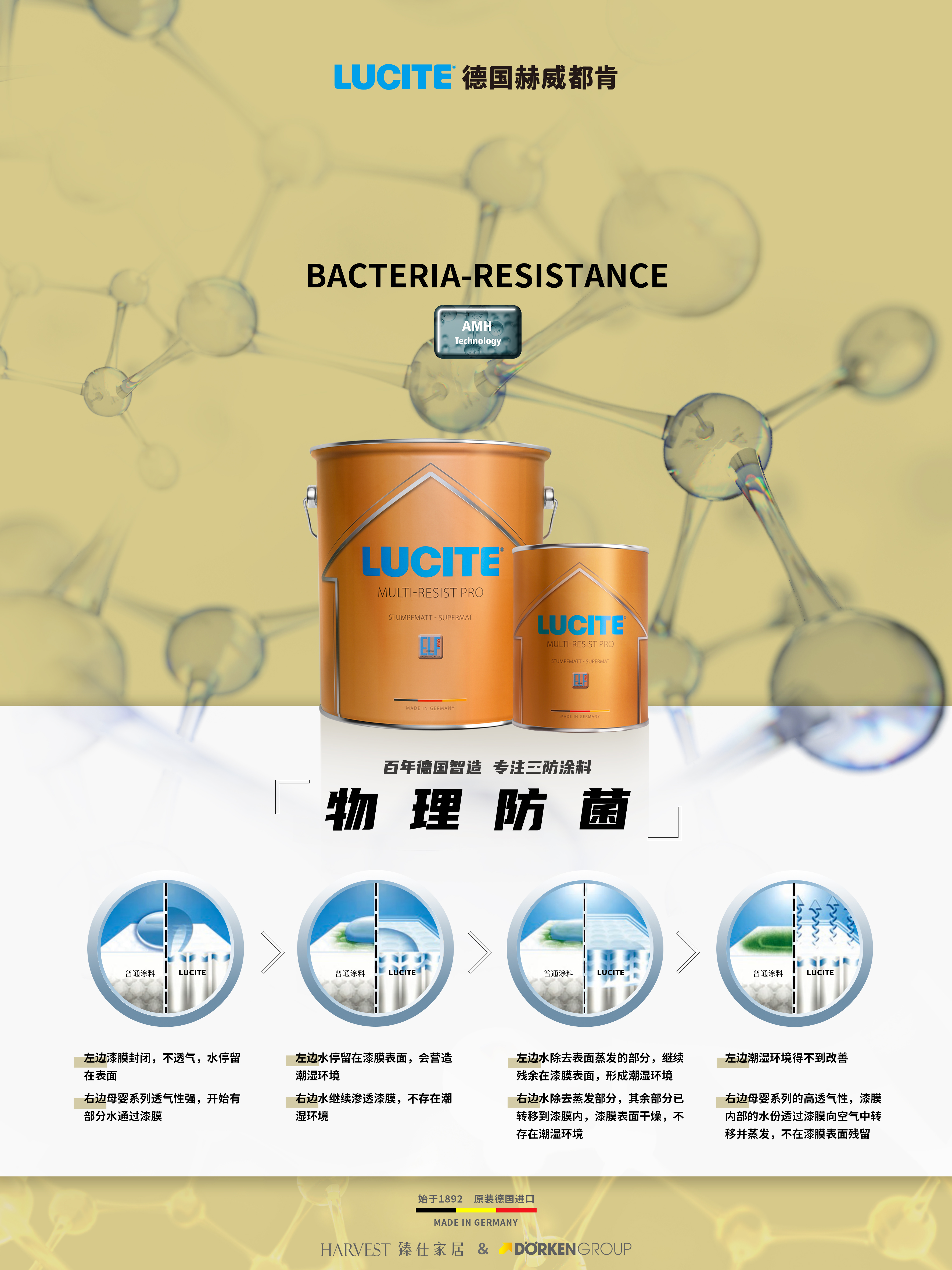 首款防病毒的墙面涂料——来自德国赫威都肯