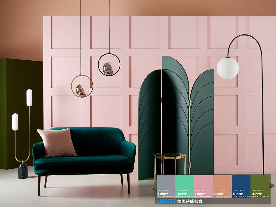 多材质融合趋势，涂料&肌理底布丨墙面立体3D效果---德国赫威都肯3D护墙系统